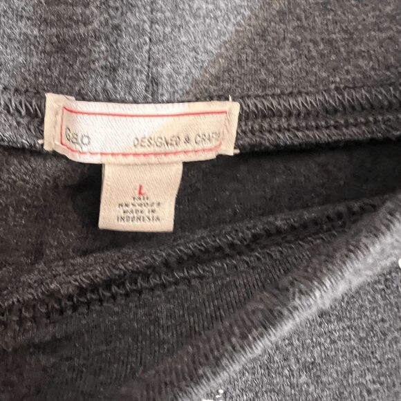 GAP Womens Pants Large Gray Stretch Slim Trousers - Picture 3 of 3